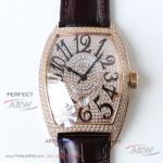 GF Factory Franck Muller Casablanca 8880 SC DT GF Rose Gold Diamond Case Top 2824 39.5mm Automatic Watch